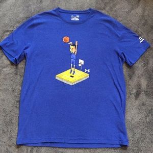 Under Armour Steph Curry LEGO T-Shirt Size Large